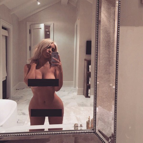 Tweeter Nude Selfie by Kim Kardashian Again! | CelebNews image 2