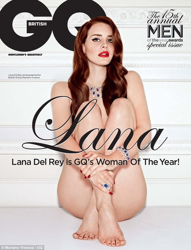 Lana Del Rey sexy and naked