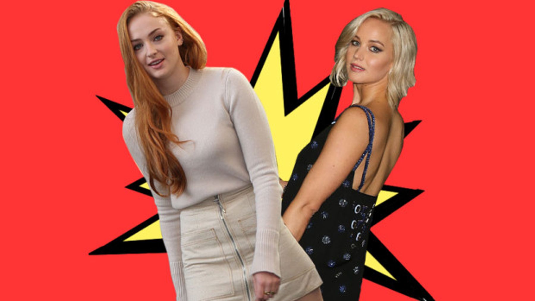 JLaw Stars Punches Sophie Turner In The Vagina | Celeb Masta