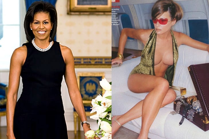 Michelle Obama and Malia
