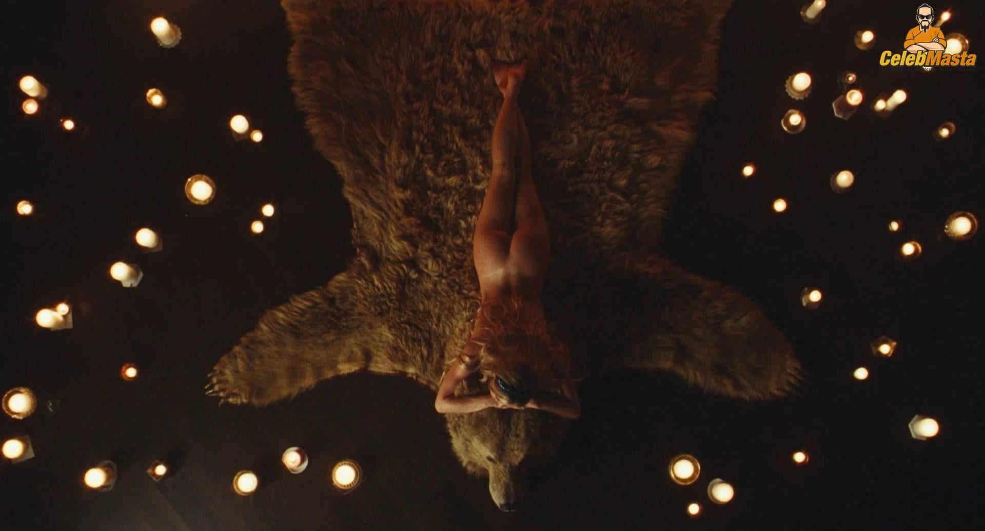 Sydney Sweeney nearly nude sheer outfit appearance. Sydney Sweeney revealing cleavage in just bra and panties showing her sexy curves.