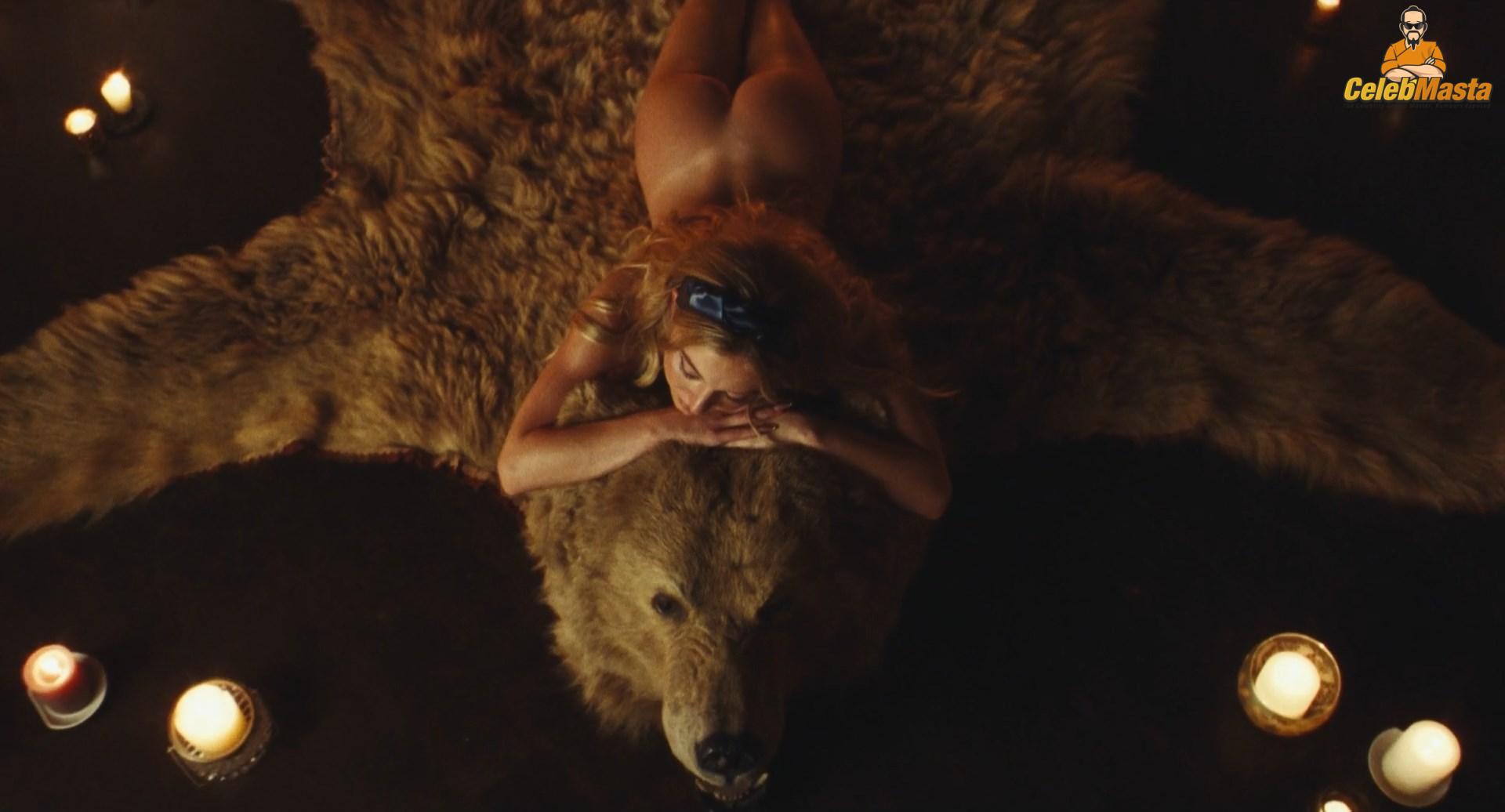 Sydney Sweeney nearly nude sheer outfit appearance. Sydney Sweeney revealing cleavage in just bra and panties showing her sexy curves.