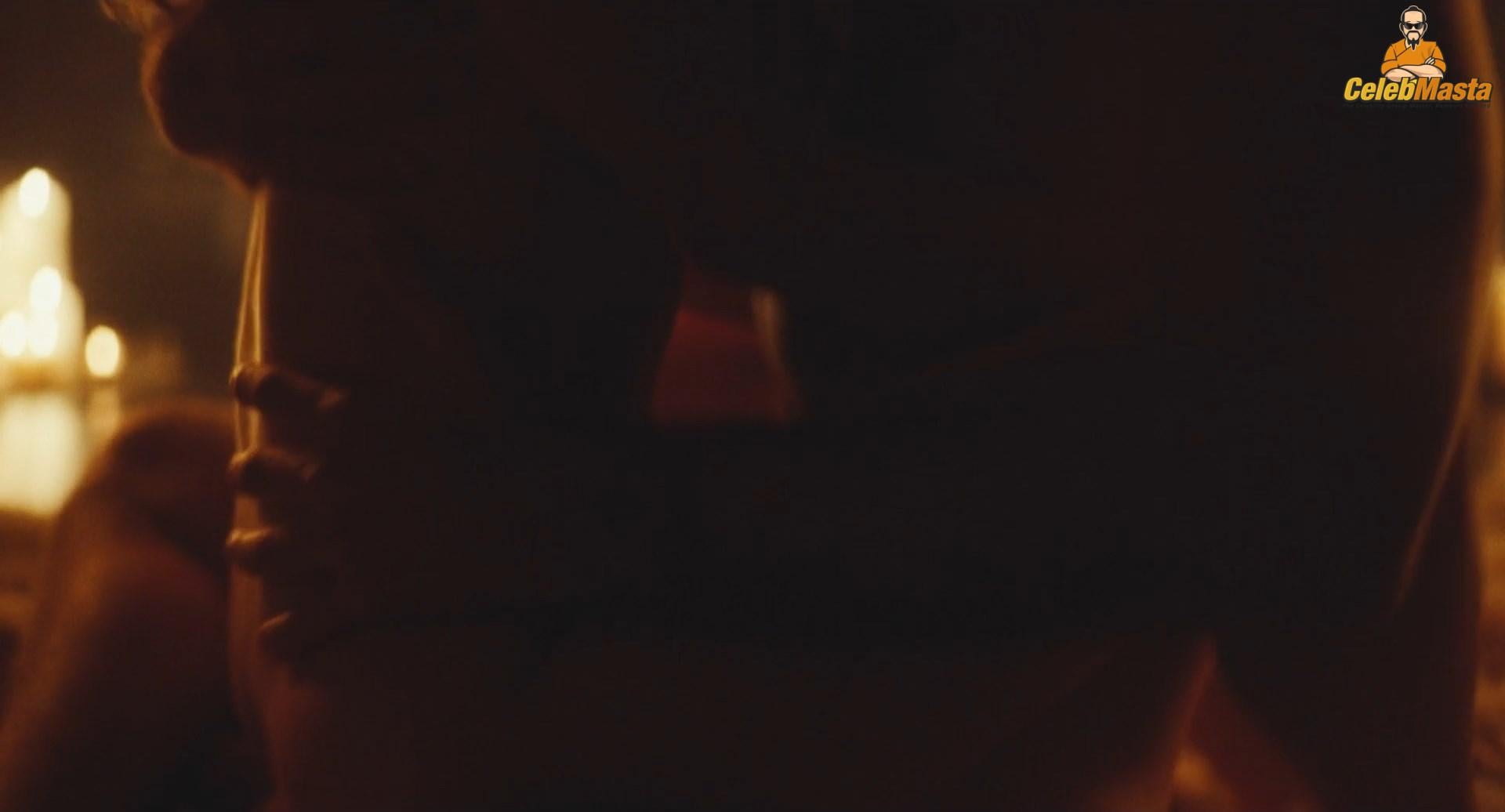 Sydney Sweeney nearly nude sheer outfit appearance. Sydney Sweeney revealing cleavage in just bra and panties showing her sexy curves.