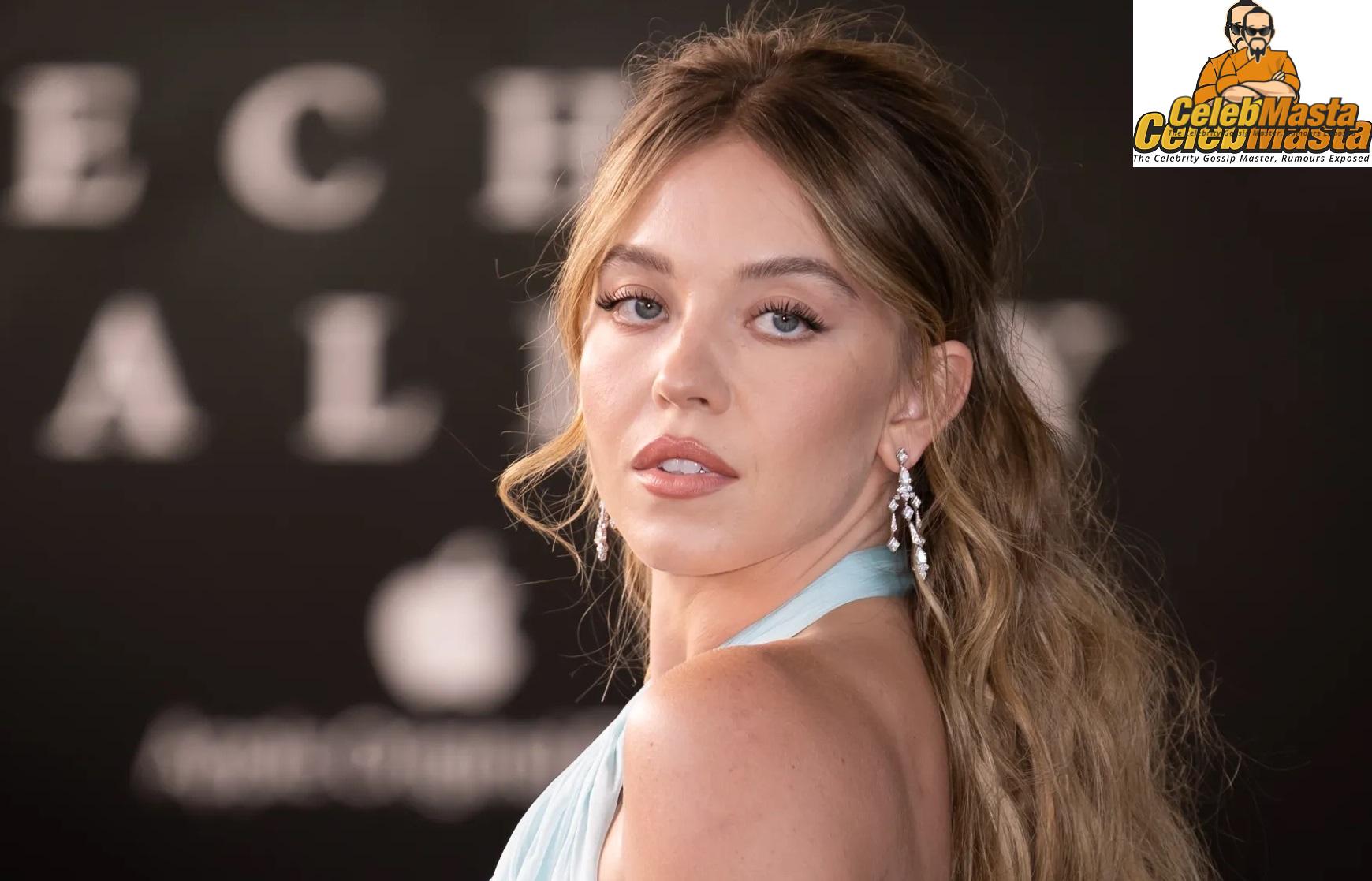 Sydney Sweeney outragous red-carpet wardrobe appearance showcasing her see-through look. outfit appearance. Sydney Sweeney shows up in almost naked on stage while promoting body positivity.
